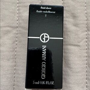 🎀3 for $15🎀 NEW Giorgio Armani fluid sheer 2 OS .16 fluid OZ.